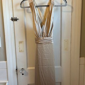 Gold Bridesmaid Dress